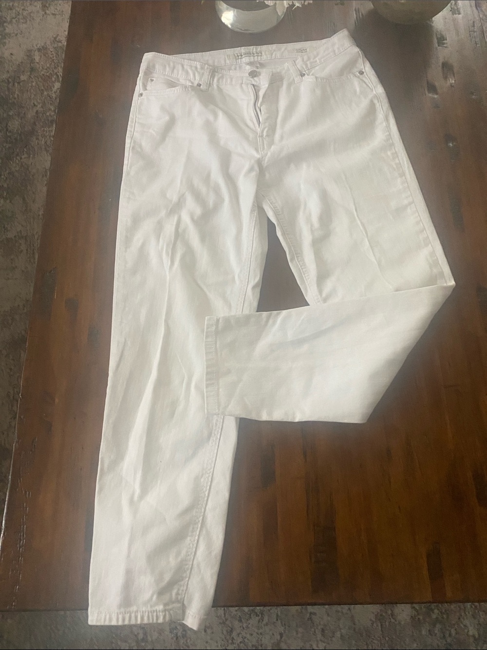 Jones New York White Denim Jeans